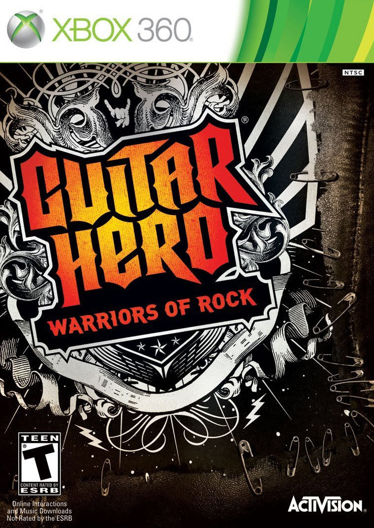 GUITAR HERO WARRIORS OF ROCK (GAME ONLY) - Xbox 360 GAMES – Back in The  Game Video Games