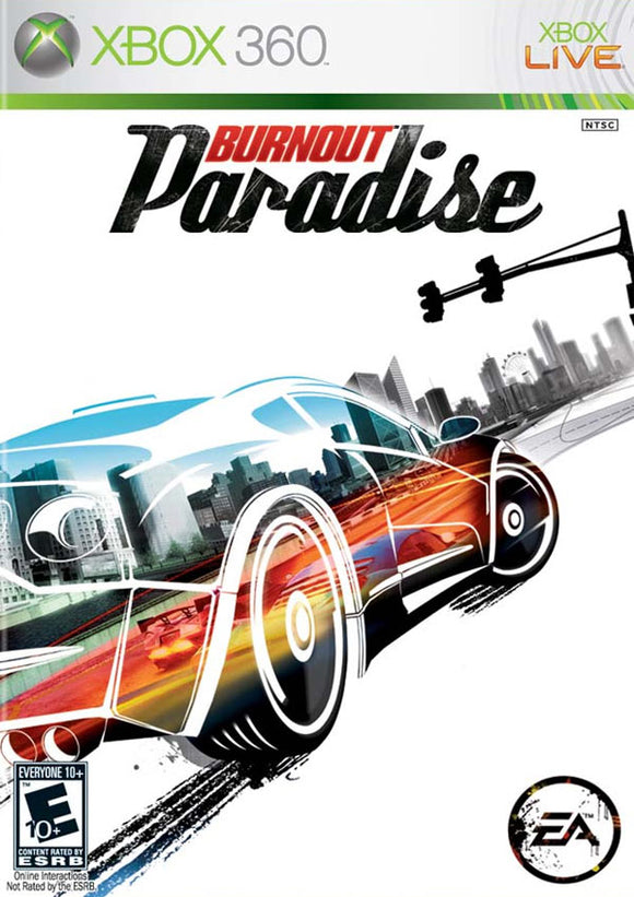 BURNOUT PARADISE - Xbox 360 GAMES