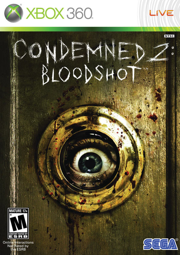 CONDEMNED 2 BLOODSHOT - Xbox 360 GAMES