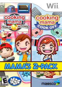 COOKING MAMA 2-PACK (used) - Wii GAMES