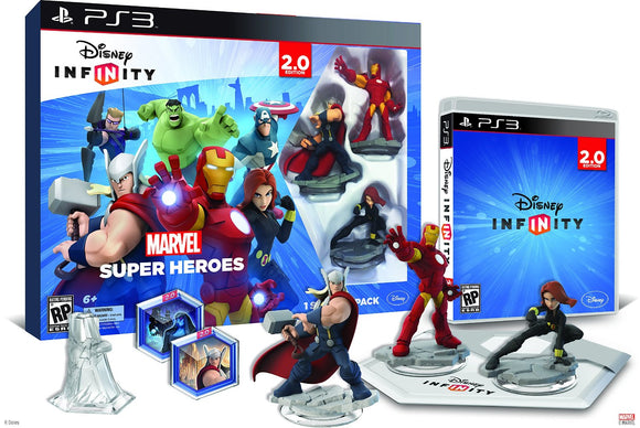 DISNEY INFINITY 2.0 MARVEL SUPER HEROES STARTER PACK - PlayStation 3 GAMES