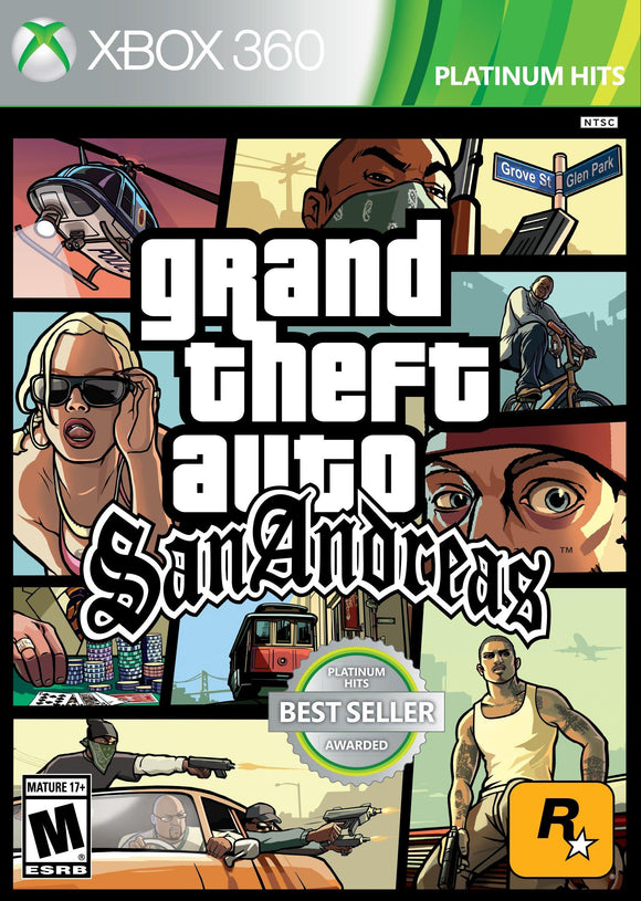 GRAND THEFT AUTO: SAN ANDREAS - Xbox 360 GAMES