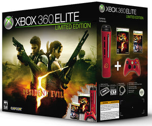 X360 MODEL 1 RED - 120GB - RESIDENT EVIL 5 BUNDLE - Xbox 360 System