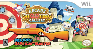 ARCADE SHOOTING GALLERY W/ GUN - Wii GAMES