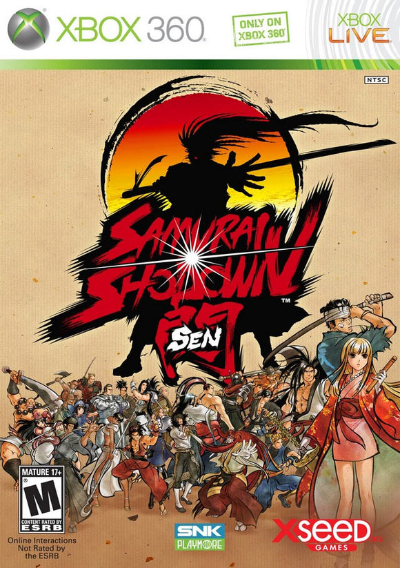 SAMURAI SHODOWN SEN - Xbox 360 GAMES