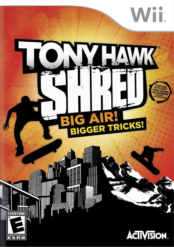 TONY HAWK SHRED (GAME ONLY) - Wii GAMES