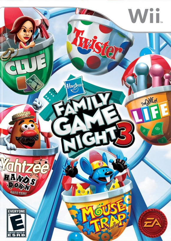 HASBRO FAMILY GAME NIGHT 3 - Wii GAMES