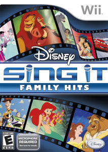 DISNEY SING IT FAMILY HITS - Wii GAMES