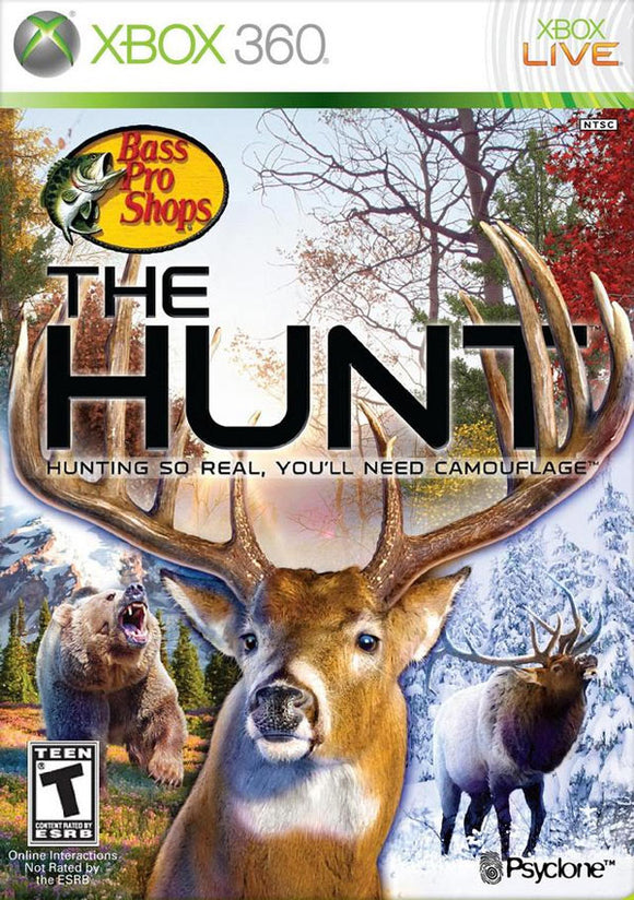 BASS PRO SHOPS THE HUNT - Xbox 360 GAMES