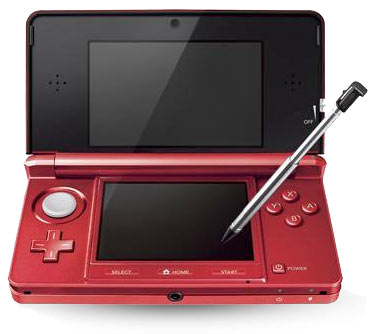 NINTENDO 3DS - FLAME RED (used) - Nintendo 3DS System