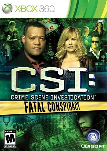 CSI FATAL CONSPIRACY - Xbox 360 GAMES