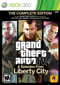 GRAND THEFT AUTO IV & EPISODES FROM LIBERTY CITY - THE COMPLETE EDITION (used) - Xbox 360 GAMES