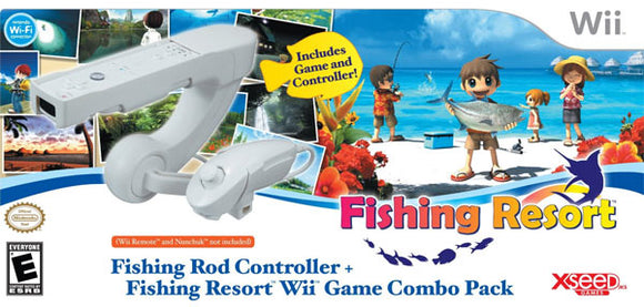 FISHING RESORT W/ ROD - Wii GAMES