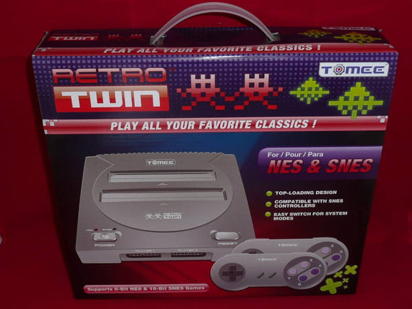 C2 NES/SNES RETRO TWIN SYSTEM SILVER - Miscellaneous System