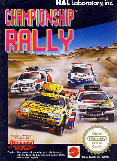 CHAMPIONSHIP RALLY (used) - Retro NINTENDO