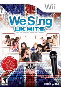 WE SING UK HITS - 1 MIC BUNDLE - Wii GAMES