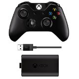 OFFICIAL WIRELESS CONTROLLER WITH PLAY & CHARGE (used) - Xbox One CONTROLLERS