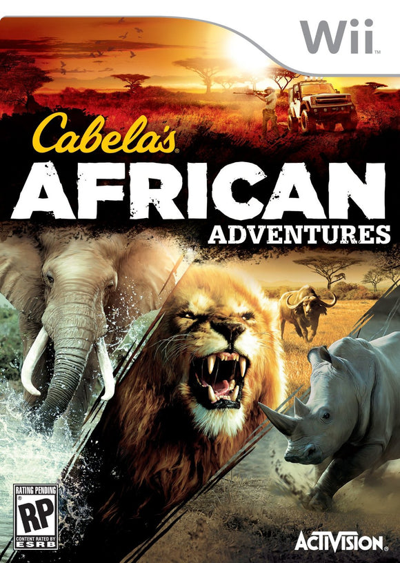 CABELAS AFRICAN ADVENTURES - Wii GAMES