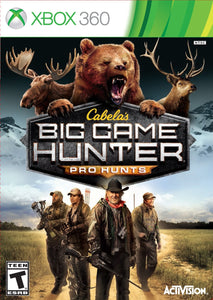 CABELAS BIG GAME HUNTER PRO HUNTS - Xbox 360 GAMES