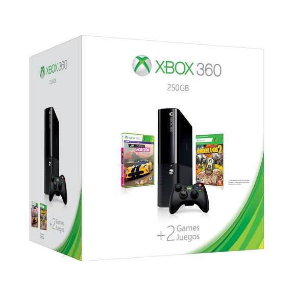 X360 MODEL 3 BLACK - 250GB - SPRING 2014 BUNDLE - Xbox 360 System