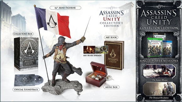 ASSASSINS CREED UNITY - COLLECTORS EDITION - Xbox One GAMES