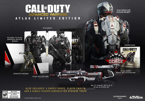 CALL OF DUTY ADVANCED WARFARE ATLAS LIMITED EDITION - Xbox 360 GAMES