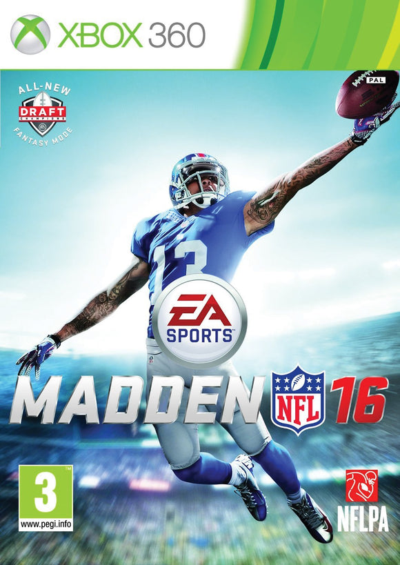 MADDEN NFL 16 (new) - Xbox 360 GAMES – Back in The Game Video Games